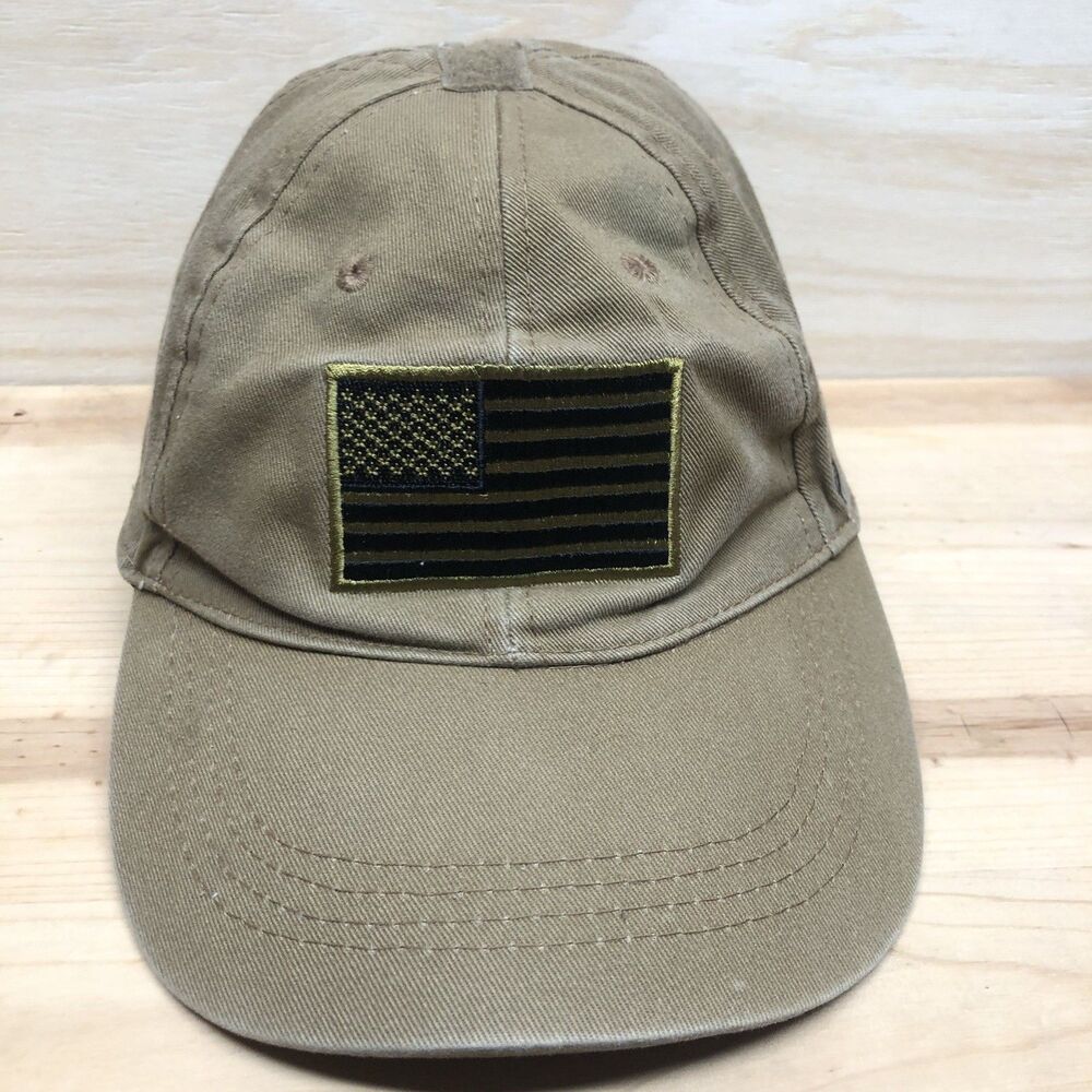 Voodoo Tactical Hat Cap USA Flag Patch Adjustable Military Olive Green Skull